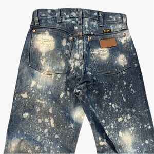 Wrangler Blue Acid Wash Jeans